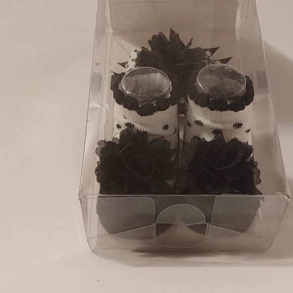 CUTE SO Dorable Fancy Headwrap & Booties Set 0-12 Months BABY NEWBORN Dress Up - Picture 7 of 8